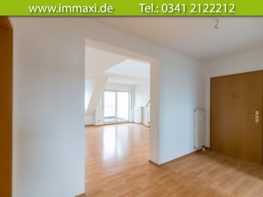 Flurbereich Dachgeschosswohnung Leipzig