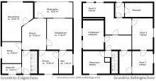 Grundriss MARKKLEEBERG + EINFAMILIENHAUS MIT GROSSEM GRUNDST�CK