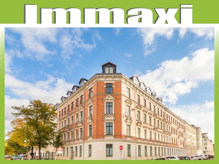 Hausansicht-Eigentumswohnung-zum-Kauf-in-Schleu�ig Leipzig - Schleu�ig Etagenwohnung SCHLEUSSIG + 3 RAUM WOHNUNG F�R KAPITALANLEGER