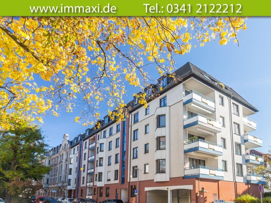 Hausansicht-Vorderhaus-Stra�enseite Etagenwohnung Leipzig