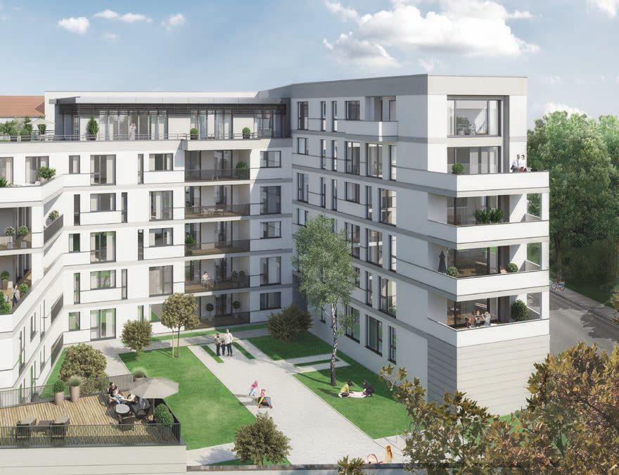 Zeichnung Bautr�ger Etagenwohnung Leipzig