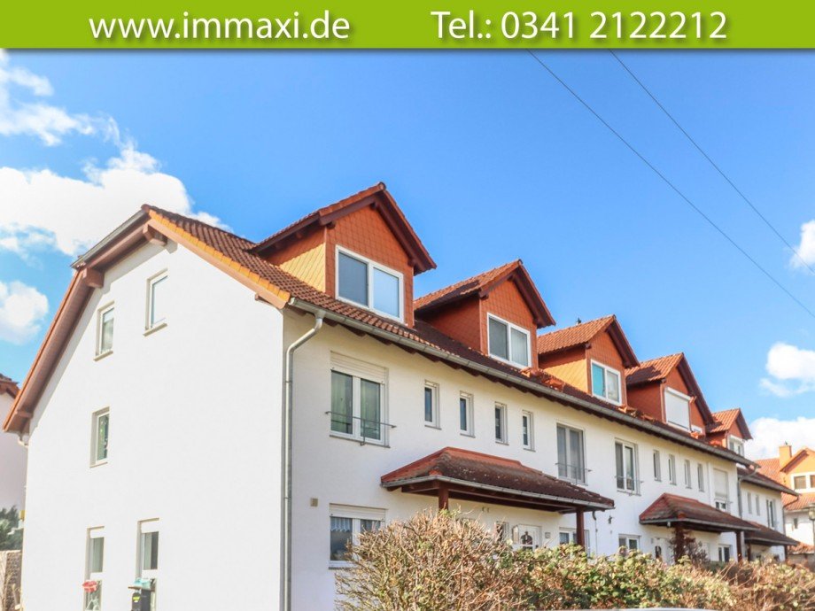 Hausansicht-Nordseite Reihenmittelhaus Leipzig