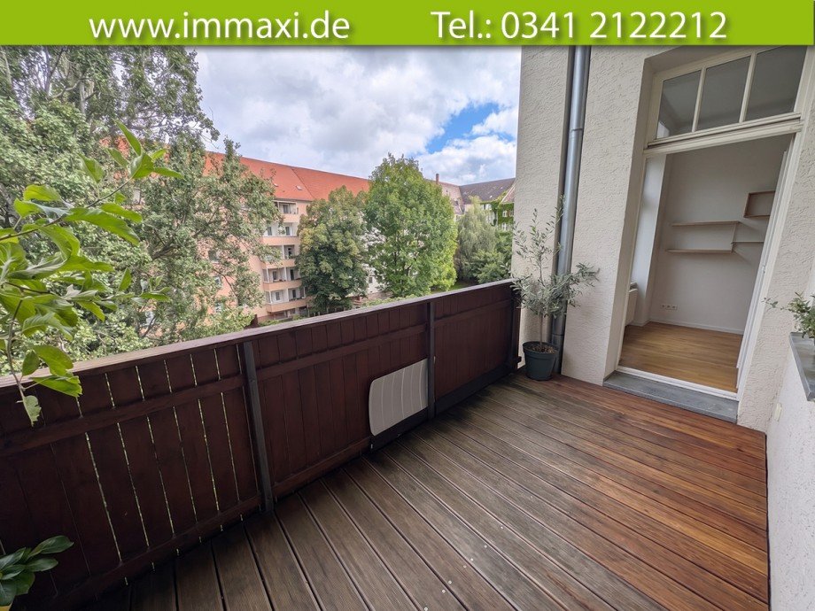 Balkon Etagenwohnung Leipzig