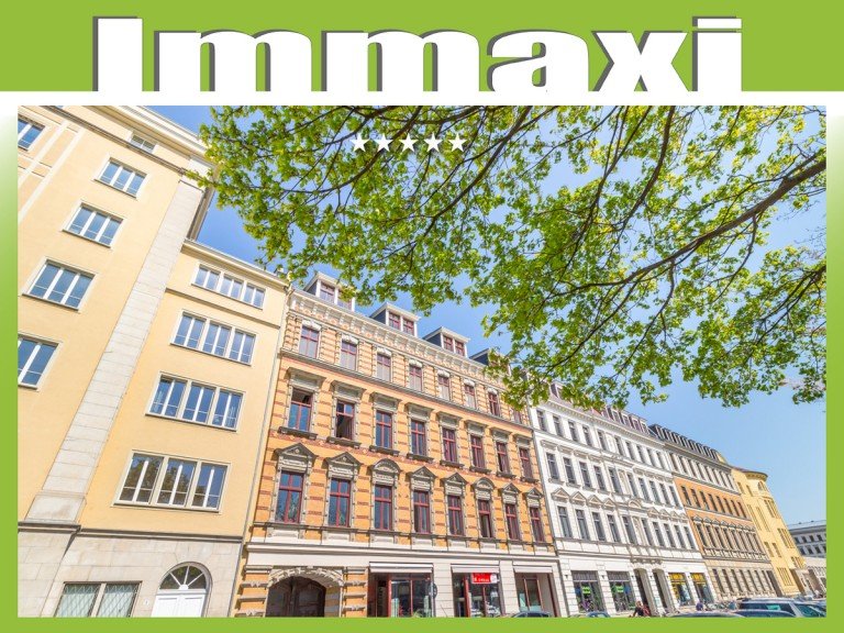 Leplaystra�e-Hausansicht Leipzig - Zentrum-S�dost Dachgeschosswohnung ZENTRUM + 4 ZIMMER MIT 125 M� + DACHGESCHOSS + LOGGIA + KLIMAANLAGE