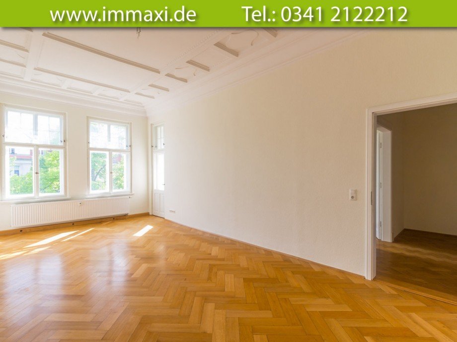 Wohnzimmer-2 Etagenwohnung Leipzig