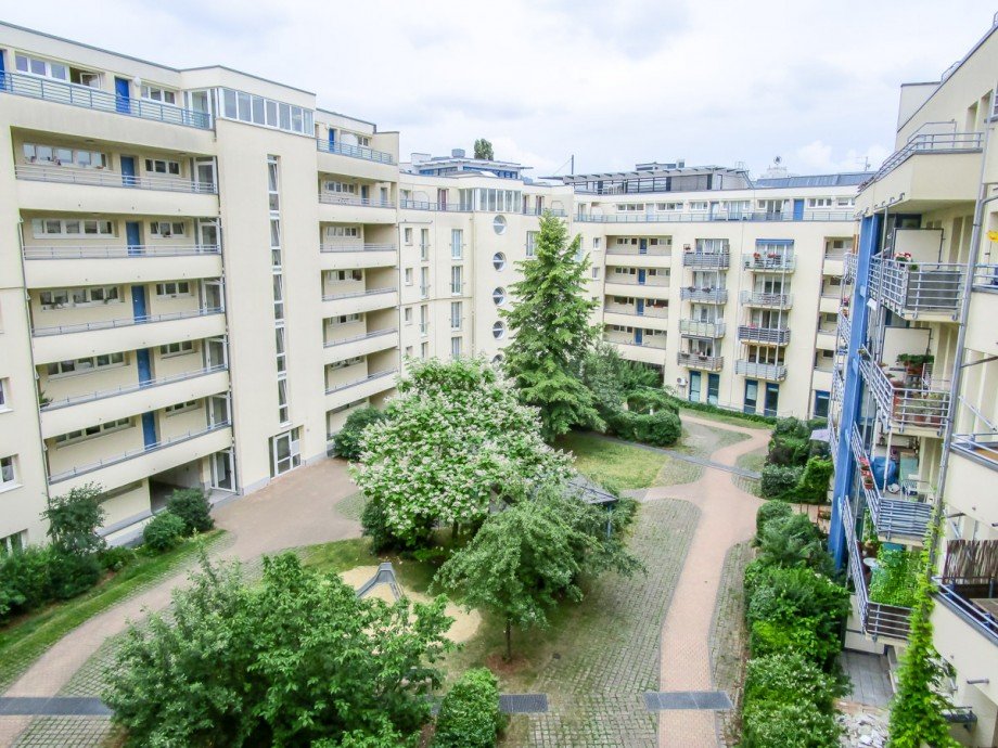 Whg_Blick vom Balkon_1 Etagenwohnung Leipzig