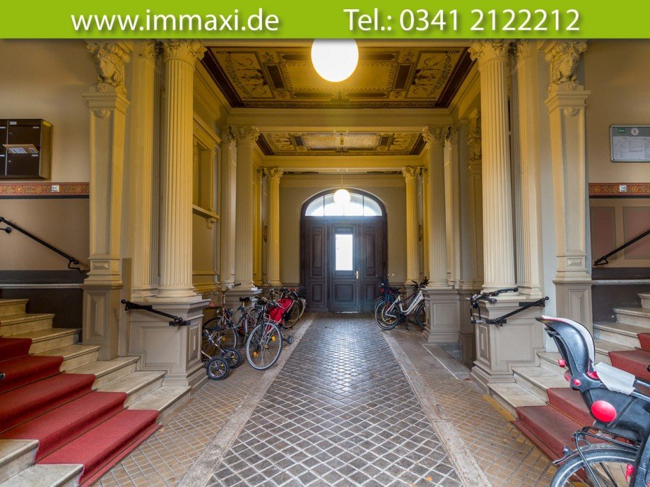Hauseingang Dachgeschosswohnung Leipzig