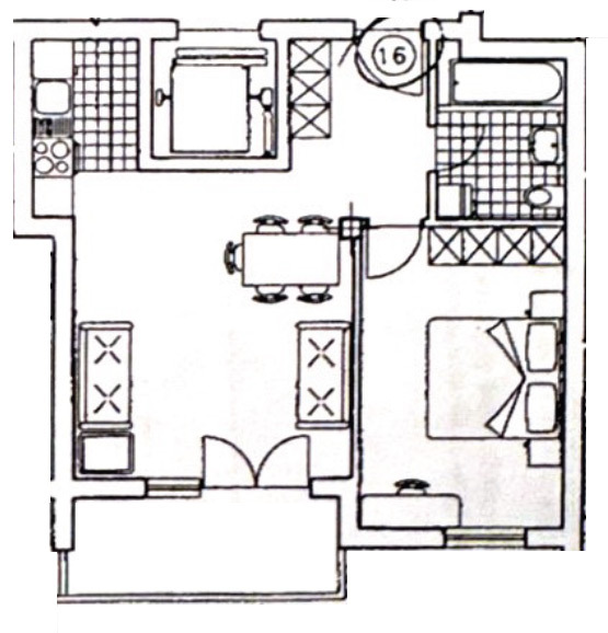 Grundriss Etagenwohnung Leipzig