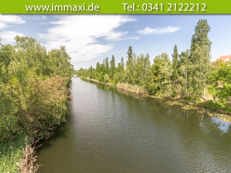 unmittelbare-Umgebung-am-Kanal Wohngrundst�ck Leipzig