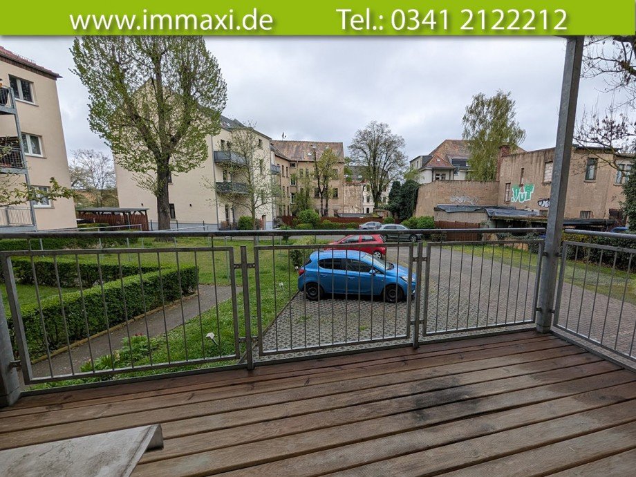 Balkon Erdgeschosswohnung Leipzig-Wahren