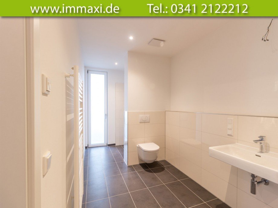 Badezimmer Erdgeschosswohnung Leipzig