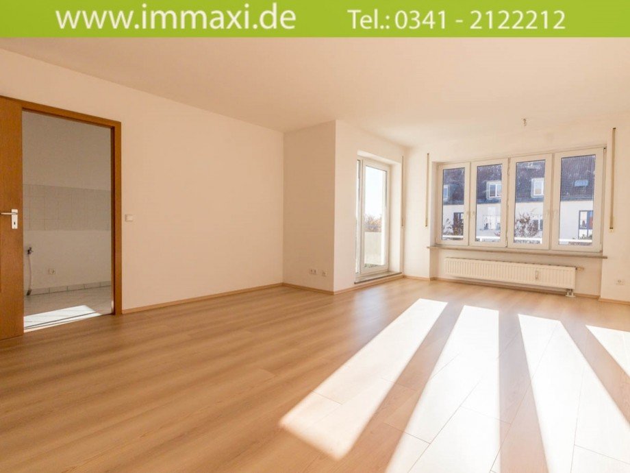 Wohnzimmer Etagenwohnung Leipzig