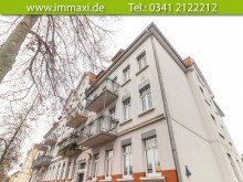 Hausansicht-Vorderseite 5 RAUM WOHNUNG MARKKLEEBERG + DACHGESCHOSS + MAISONETTE + DACHTERRASSE