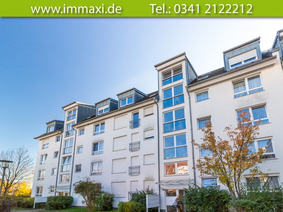 Hausansicht-Maisonette-Dachgeschoss-Wohnung-mieten Dachgeschosswohnung Leipzig