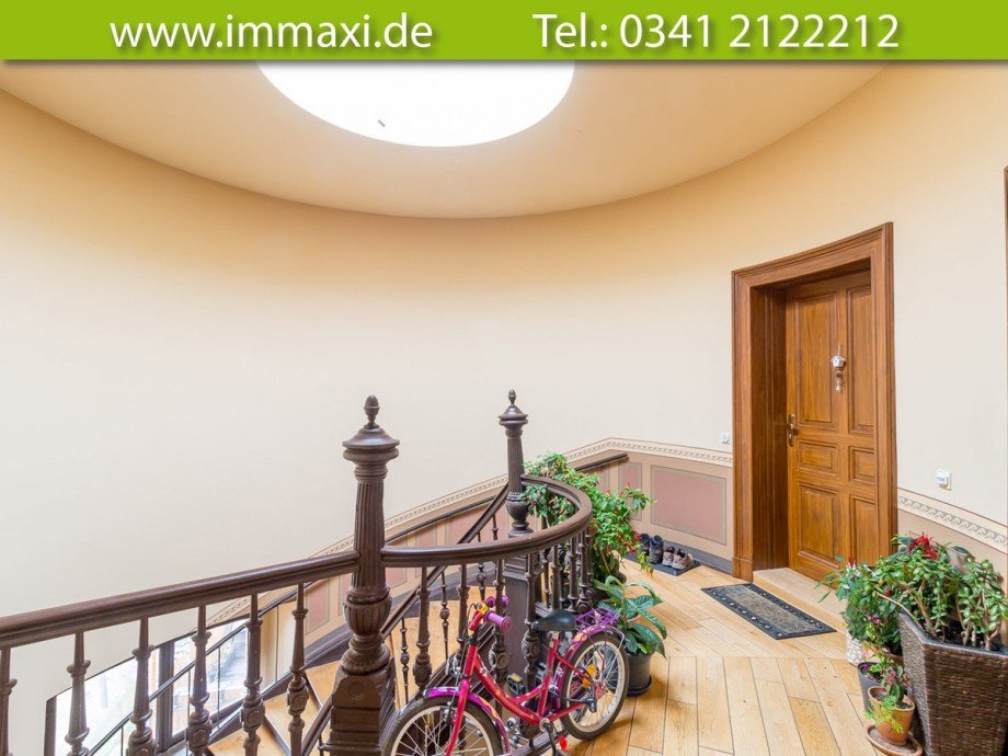 Treppenhaus-Dachgeschoss Dachgeschosswohnung Leipzig