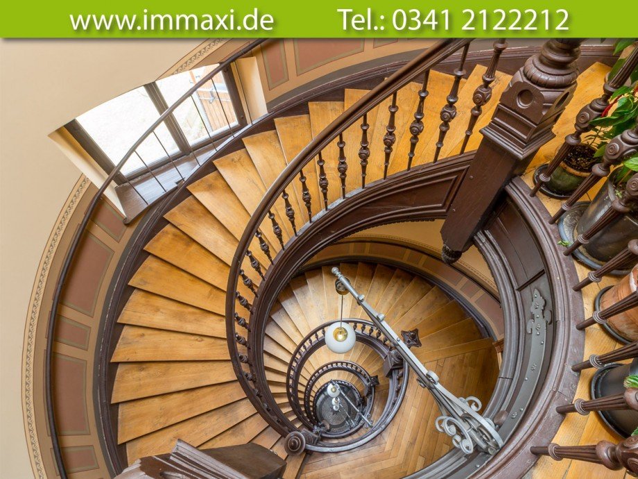Treppenhaus Dachgeschosswohnung Leipzig