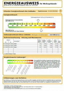 Energieausweis DELITZSCH + EINFAMILIENHAUS ZUM KAUF MIT GROSSEM GRUNDST�CK