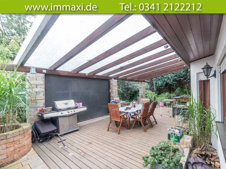 �berdachte-Terrasse Einfamilienhaus Krostitz