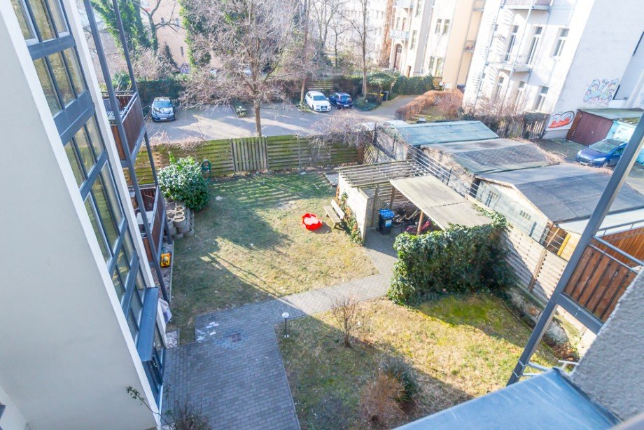 Innenhof Etagenwohnung Leipzig