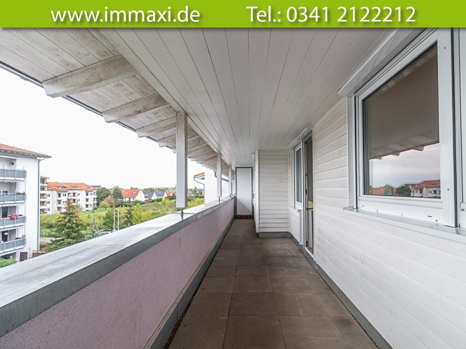 Balkon-Nr1 Maisonettewohnung Leipzig