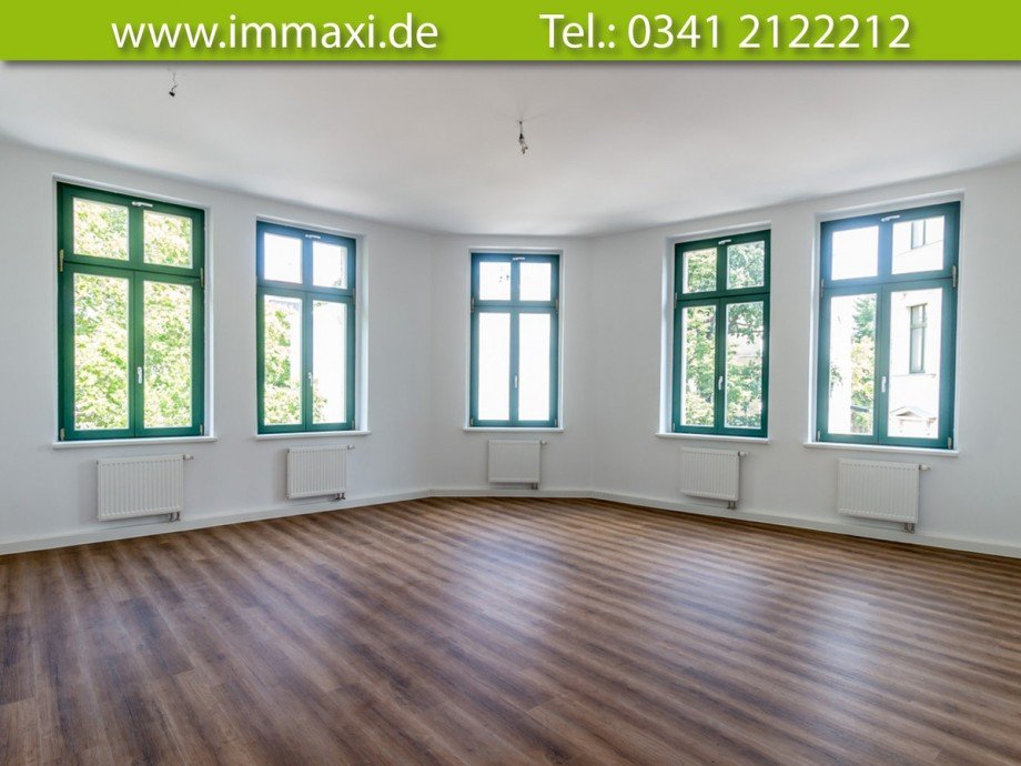 grosses-Wohnzimmer Etagenwohnung Leipzig