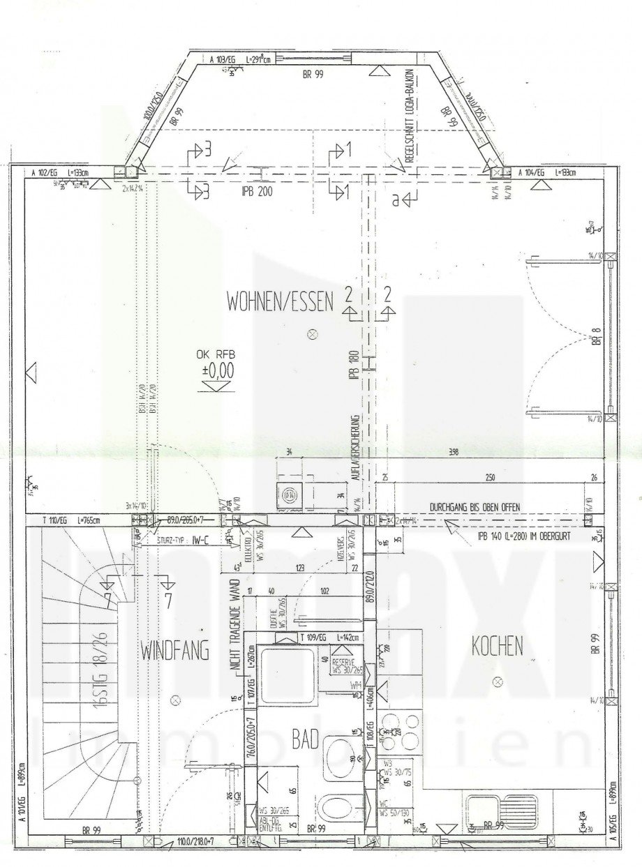 Grundriss EG Einfamilienhaus S�ssen