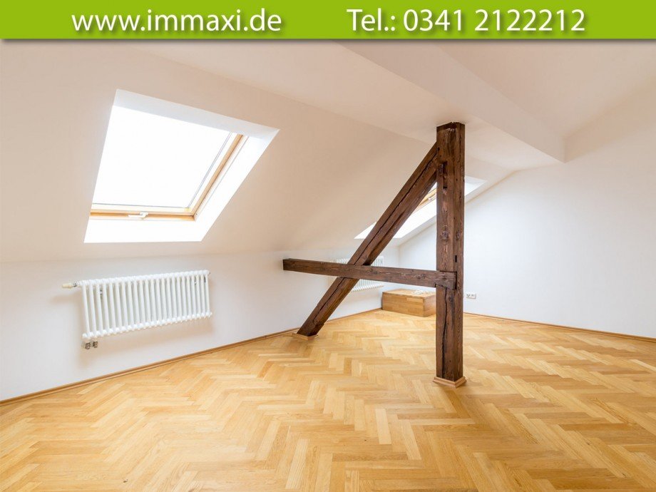 Zimmer-3 Dachgeschosswohnung Leipzig