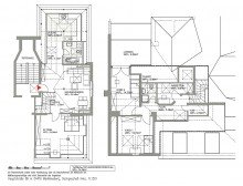 Grundriss 5 RAUM WOHNUNG MARKKLEEBERG + DACHGESCHOSS + MAISONETTE + DACHTERRASSE