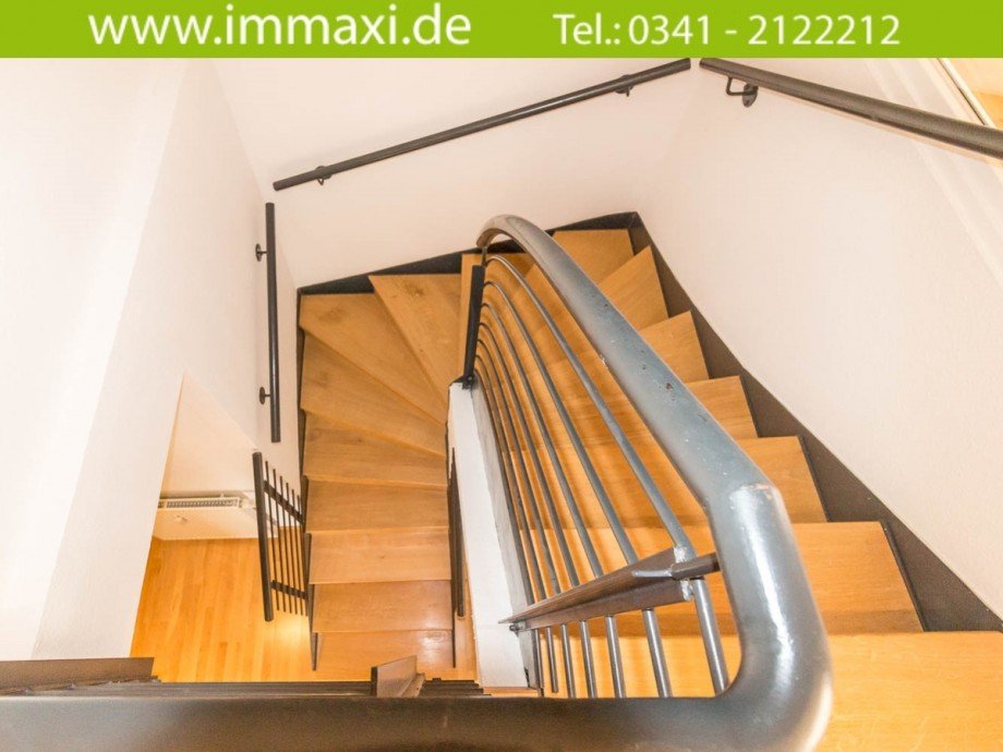 Treppe Dachgeschosswohnung Leipzig