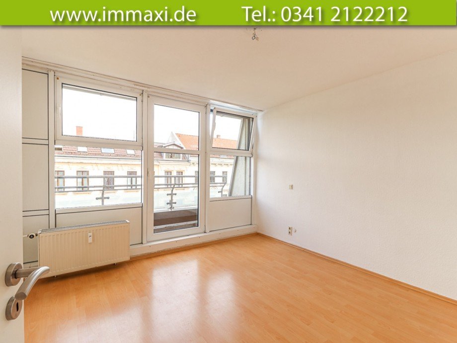 Schlafzimmer Dachgeschosswohnung Leipzig