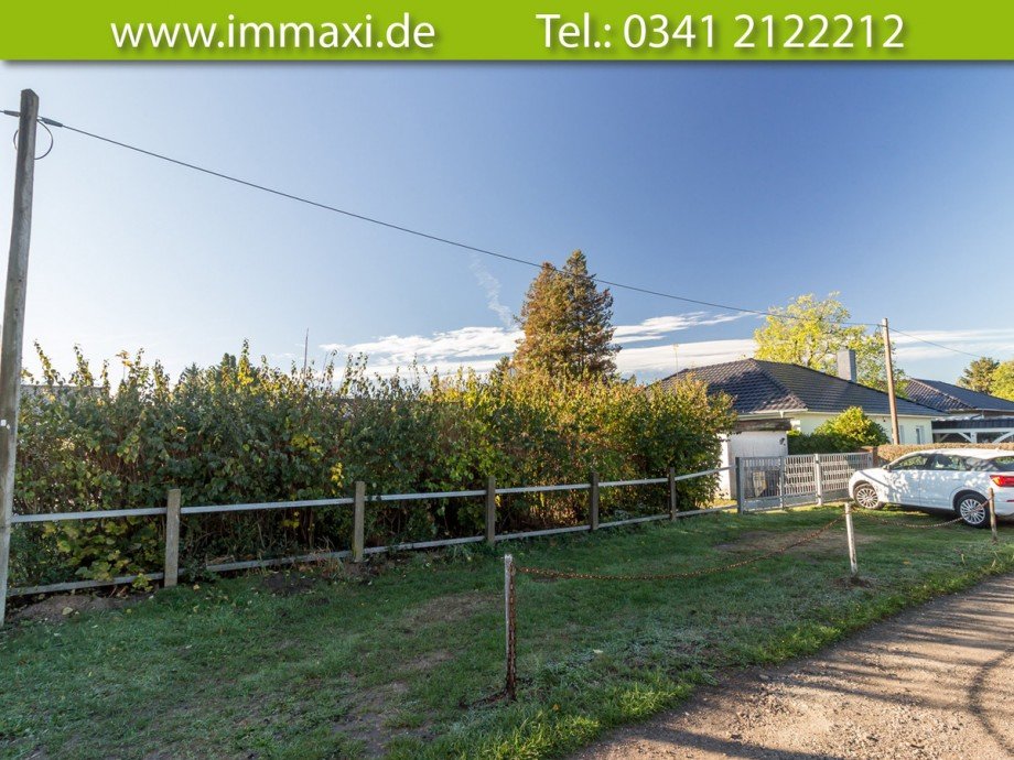 Nordseite-Einfahrt-Grundst�ck-Lindenthal Grundst�ck Leipzig