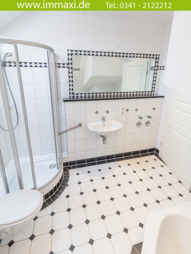 Badezimmer Beispiel Ausstattung Etagenwohnung Leipzig