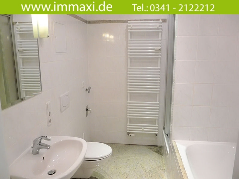 Badezimmer Erdgeschosswohnung Leipzig