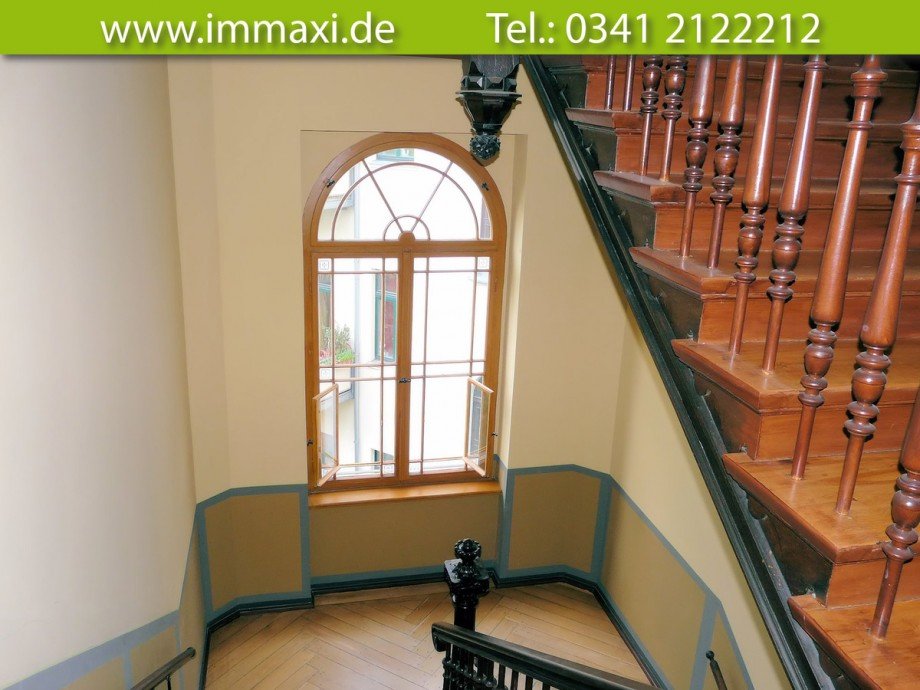 Treppenhaus Dachgeschosswohnung Leipzig