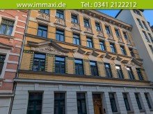 Hausansicht-Stra�enseite-Fassade LEIPZIG-ST�TTERITZ + 3 RAUM WOHNUNG MIT BALKON ZUM KAUF