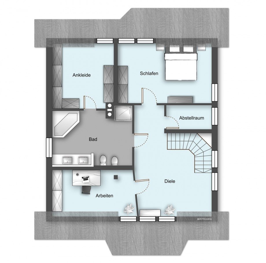 Obergeschoss Einfamilienhaus Wei�enfels
