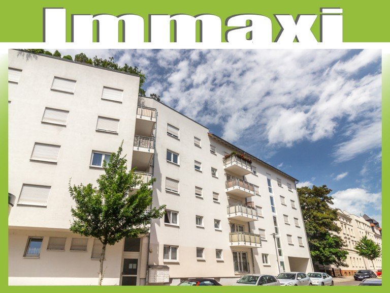 2-Raum-Wohnung-zum-Kauf---Hausansicht-Stra�enseite Leipzig - M�ckern Etagenwohnung M�CKERN + 2 RAUM WOHNUNG ZUM KAUF + BALKON + AUFZUG
