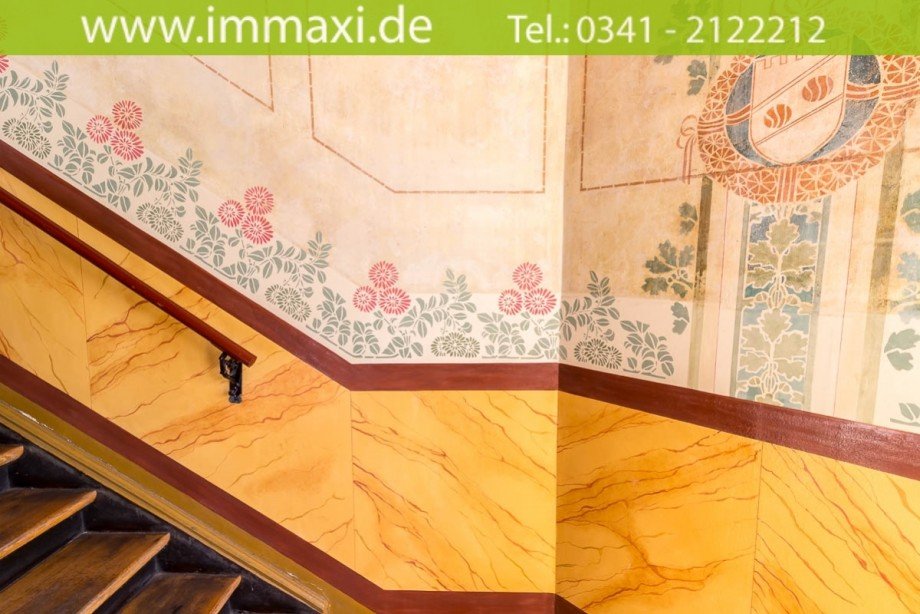 Treppenhaus Erdgeschosswohnung Leipzig