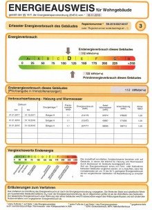 Energieausweis LEIPZIG LAUSEN + 3 RAUM WOHNUNG + F�R EIGENNUTZER + BALKON