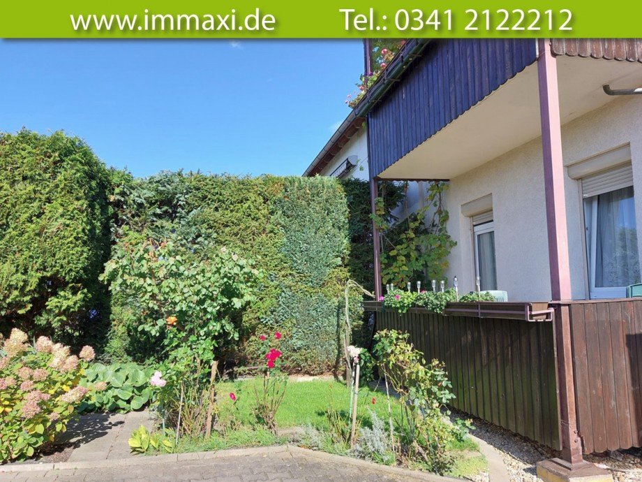 Hof-und-Gartenansicht Etagenwohnung Leipzig