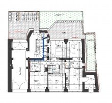 Grundriss WE01 neu NEUSTADT + 4 RAUM TRAUMWOHNUNG + ERSTBEZUG + GARTENANTEIL