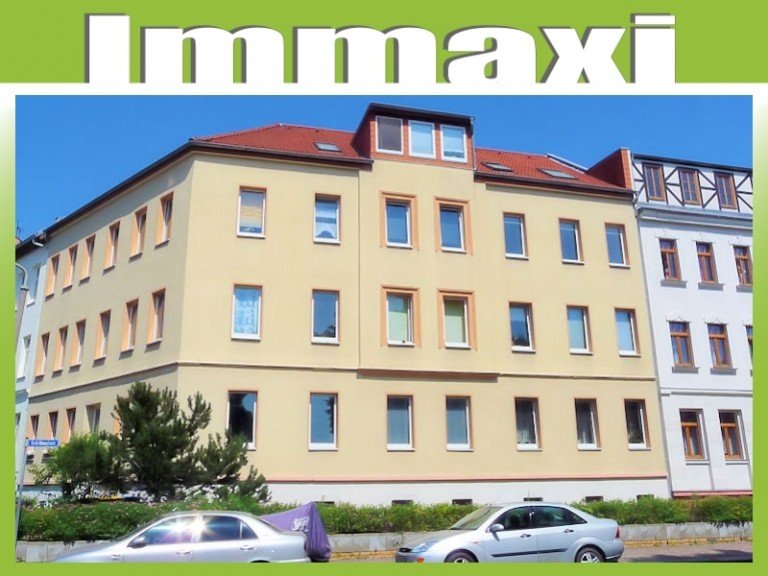 Hausansicht Leipzig-Wahrern - Wahren Erdgeschosswohnung WAHREN + 2 ZIMMER + EINBAUK�CHE + SCHICK & RUHIG + GR�NER INNENHOF