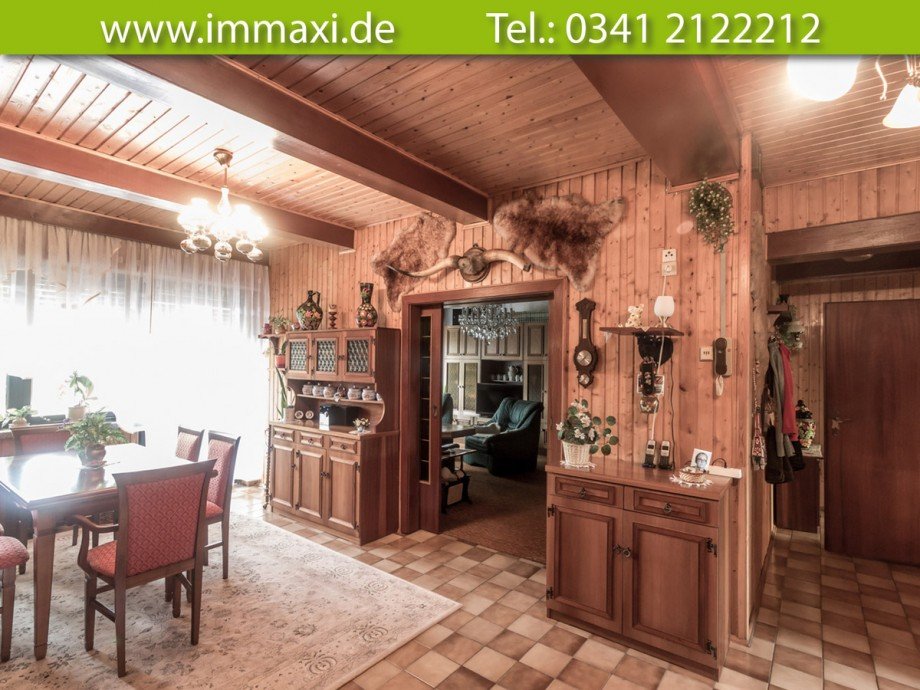 Obergeschoss Essbereich und Wohnbereich Einfamilienhaus Delitzsch