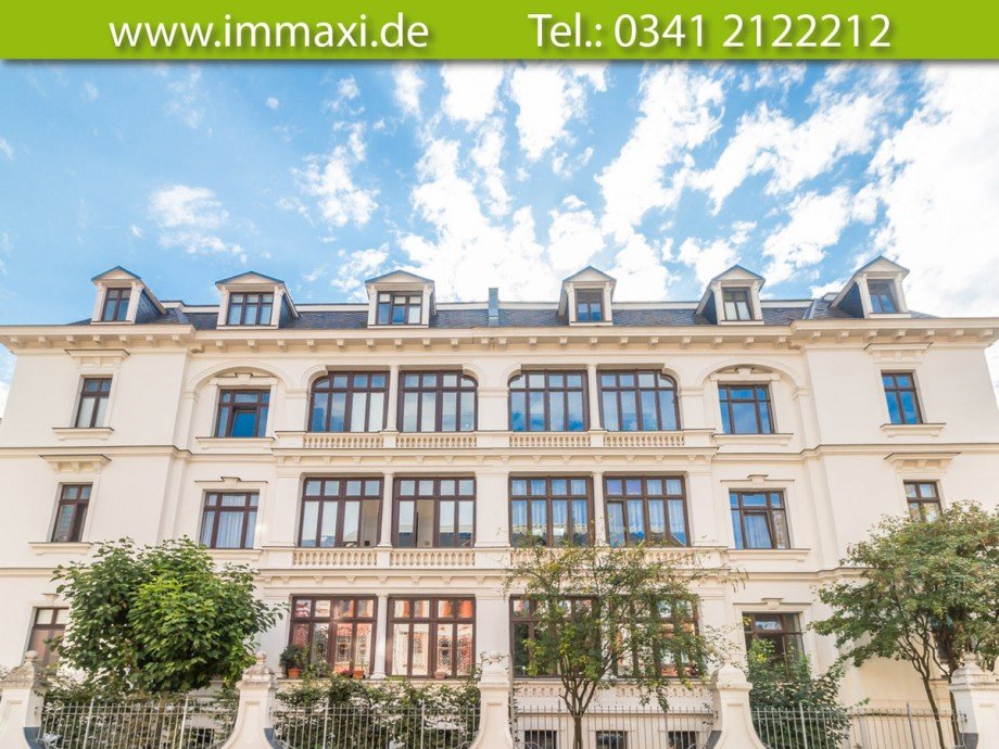 Stra�enansicht Etagenwohnung Leipzig