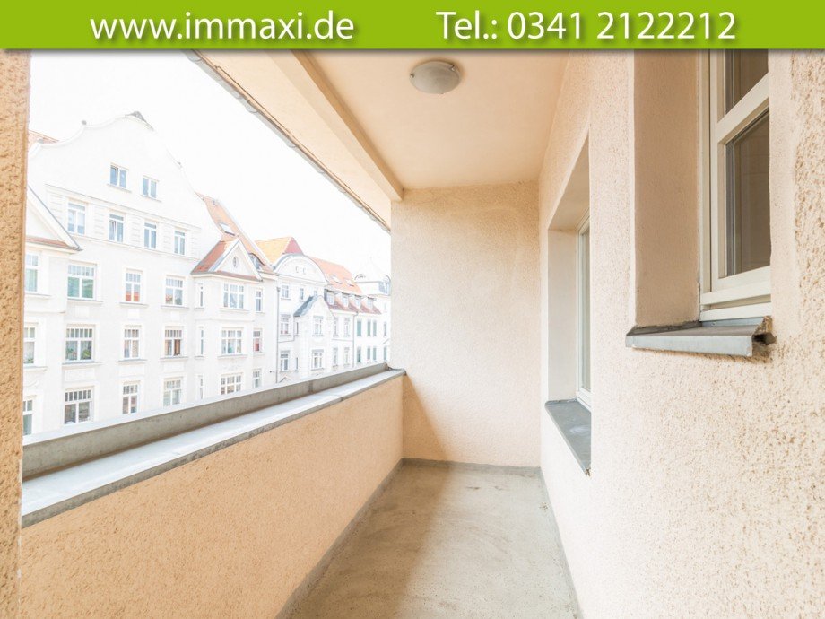 Balkon Etagenwohnung Leipzig