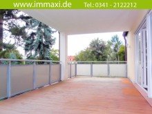 Wohnen M�LKAU + 3 ZIMMER + PARKETT + RIESIGE TERRASSE + TRAUMLAGE