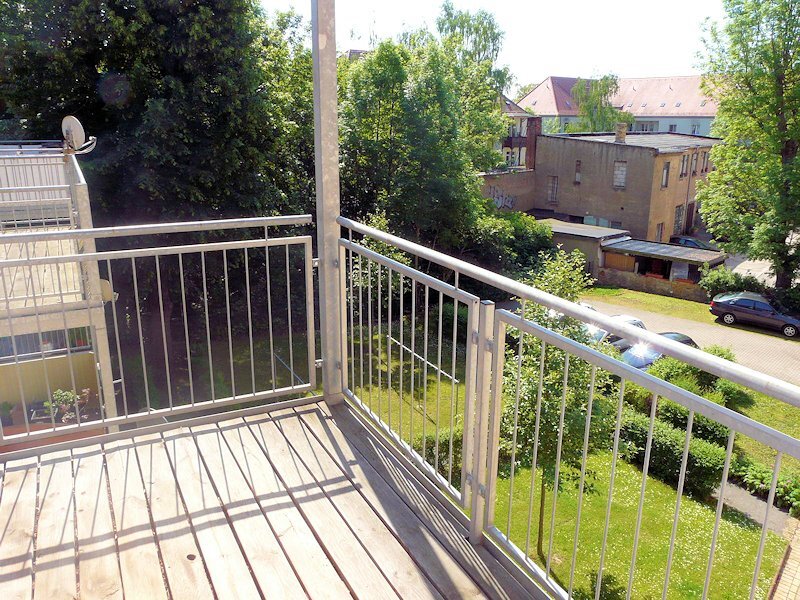 Sonnenbalkon Etagenwohnung Leipzig