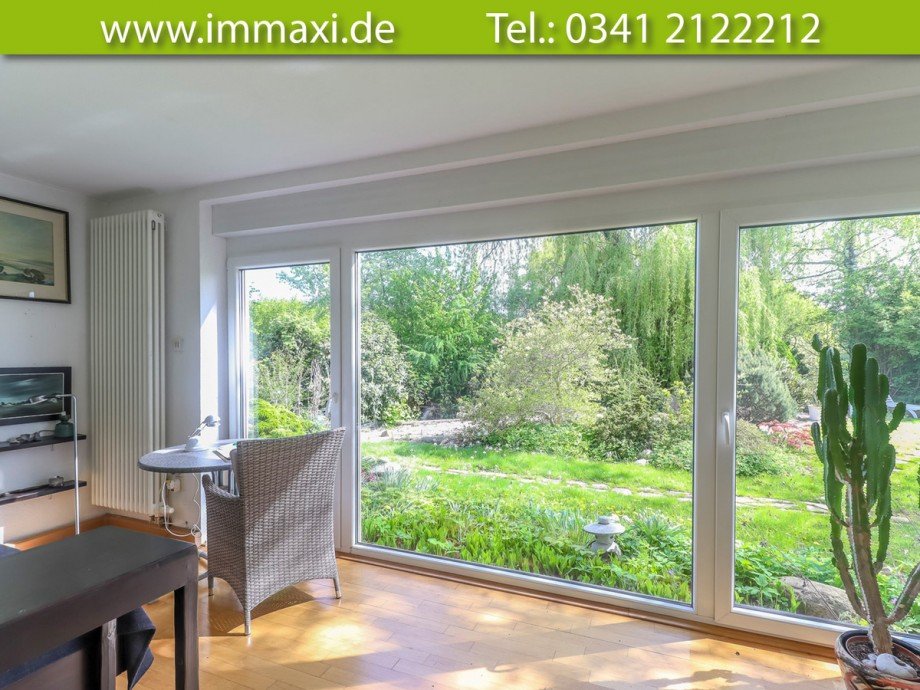 Innenansicht-Zimmer-mit-Blick-zum-Garten-(2) Freizeitgrundst�ck Leipzig