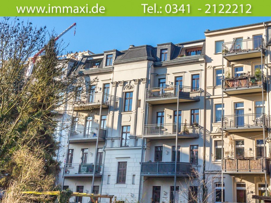 R�ckansicht-EigentumswohnungSchleussig Etagenwohnung Leipzig