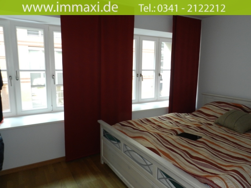 Schlafzimmer Erdgeschosswohnung Leipzig